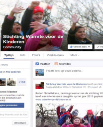 Stichting Warmte voor de Kinderen op Facebook
